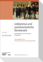 Lobbyismus und parlamentarische Demokratie
