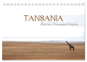 Tansania - Durch die Nationalparks Ostafrikas (Tischkalender 2025 DIN A5 quer), CALVENDO Monatskalender