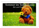 Sommer im Teddy-Land. Bär und Freunde (Wandkalender 2025 DIN A4 quer), CALVENDO Monatskalender