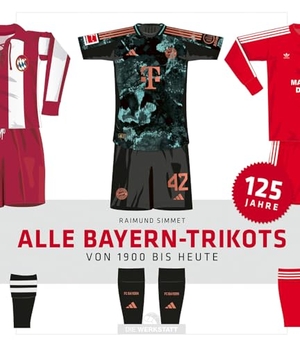 Simmet, Raimund. Alle Bayern-Trikots - Von 1900 bis heute. Die Werkstatt GmbH, 2025.
