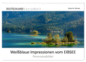 Weißblaue Impressionen vom EIBSEE Panoramabilder (Wandkalender 2024 DIN A3 quer), CALVENDO Monatskalender
