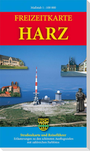Freizeitkarte Harz 1: 100 000