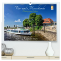 Vier- und Marschlande Hamburgs grüner Südosten (hochwertiger Premium Wandkalender 2025 DIN A2 quer), Kunstdruck in Hochglanz