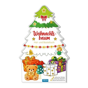 Trötsch Verlag GmbH & Co. KG (Hrsg.). TRÖTSCH - Mal- und Bastelbuch Weihnachtsbaum Mal- und Bastelbuch| Ab 4 Jahren - Beschäftigungsblock Bastelspass. Trötsch Verlag GmbH, 2026.