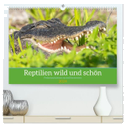 Reptilien wild und schön (hochwertiger Premium Wandkalender 2024 DIN A2 quer), Kunstdruck in Hochglanz