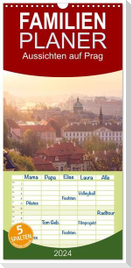 Familienplaner 2024 - Aussichten auf Prag mit 5 Spalten (Wandkalender, 21 x 45 cm) CALVENDO