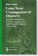 Long-Term Consequences of Disasters