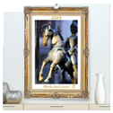 Pferde sind Kunst - vertikal (hochwertiger Premium Wandkalender 2024 DIN A2 hoch), Kunstdruck in Hochglanz