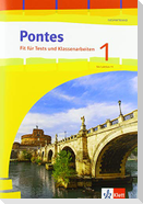 Pontes Gesamtband 1. Fit für Tests und Klassenarbeiten. Arbeitsheft mit Lösungen 1. Lernjahr
