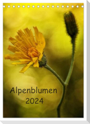 Alpenblumen 2024 (Tischkalender 2024 DIN A5 hoch), CALVENDO Monatskalender