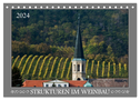 Strukturen im Weinbau (Tischkalender 2024 DIN A5 quer), CALVENDO Monatskalender
