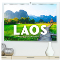 Laos - Abseits der Touristenströme. (hochwertiger Premium Wandkalender 2024 DIN A2 quer), Kunstdruck in Hochglanz