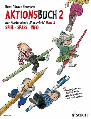 Heumann, Hans-Günter. Piano Kids 2 - Aktionsbuch zur Klavierschule "Piano Kids" 2. Band 2. Klavier. Aktionsbuch (Set). Schott Music, 2000.