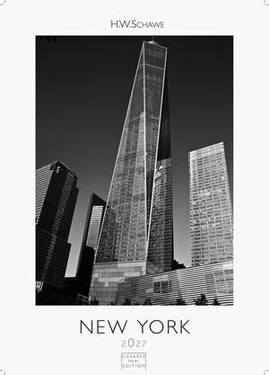 Schawe, H. W.. New York schwarz-weiss Kalender 2027 - Wandkalender | Fotokalender Nordamerika S 29x21cm - Eleganter Schwarz-Weiß-Print mit beeindruckenden New York City Motiven. Casares Fine Art Edition, 2026.