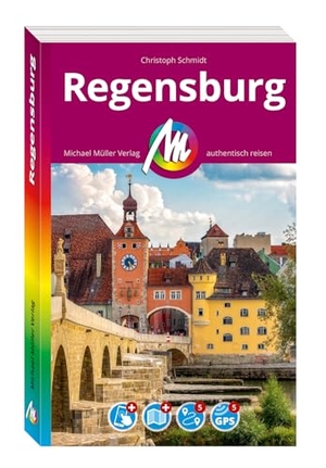 Schmidt, Christoph. MICHAEL MÜLLER Reiseführer Regensburg MM-City - 100% authentisch, aktuell und vor Ort recherchiert. Inkl. Faltkarte & App.. Müller, Michael GmbH, 2026.