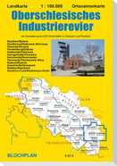 Landkarte Oberschlesisches Industrierevier 1:100 000
