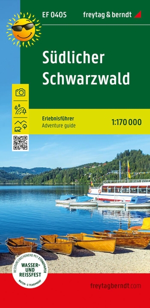 Freytag & Berndt (Hrsg.). Südlicher Schwarzwald, Erlebnisführer 1:170.000, freytag & berndt, EF 0405 - Freizeitkarte mit touristischen Infos auf Rückseite, wetterfest und reißfest.. Freytag + Berndt, 2024.
