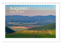 Bulgarien. Berge und Meer. (Tischkalender 2025 DIN A5 quer), CALVENDO Monatskalender
