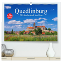 Quedlinburg - Welterbestadt im Harz (hochwertiger Premium Wandkalender 2025 DIN A2 quer), Kunstdruck in Hochglanz