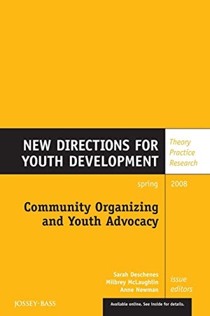 Yd / Deschenes et al. Community Org and Youth Advoc. Wiley, 2008.