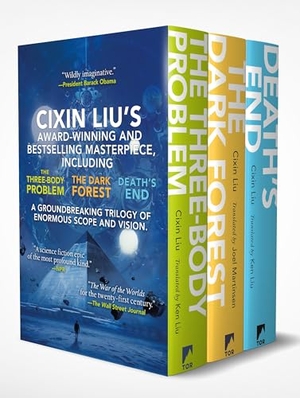 Liu, Cixin. Three-Body Problem Boxed Set - (The Three-Body Problem, the Dark Forest, Death's End). Tor Publishing Group, 2019.