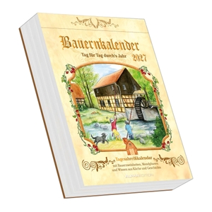 Neumann Verlage GmbH & Co KG (Hrsg.). Bauernkalender 2027 - Tagesabreißkalender 12,5x16 cm mit 313 Bauernweißheiten, Namenstagen und Gesundheitstipps. Neumann Verlage GmbH & Co, 2026.