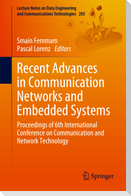 Recent Advances in Communication Networks and Embedded Systems