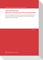 Spanisches und deutsches Personenstandsrecht