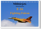 Militärjets General Dynamics F-16 Fighting Falcon (Tischkalender 2024 DIN A5 quer), CALVENDO Monatskalender