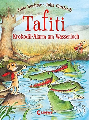 Boehme, Julia. Tafiti (Band 19) - Krokodil-Alarm am Wasserloch - Komm mit nach Afrika und lerne die Welt des beliebten Erdmännchens kennen - Erstlesebuch zum Vorlesen und ersten Selberlesen ab 6 Jahren. Loewe Verlag GmbH, 2023.