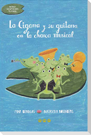 La cigarra y su guitarra en la charca musical
