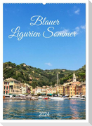 Blauer Ligurien Sommer (Wandkalender 2024 DIN A2 hoch), CALVENDO Monatskalender