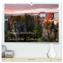 Traumlandschaft - Sächsische Schweiz (hochwertiger Premium Wandkalender 2025 DIN A2 quer), Kunstdruck in Hochglanz