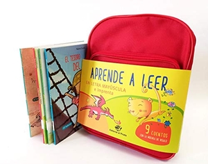 Clariana, Anna / Bou, Quim et al. Cuentos para aprender a leer en letra mayúscula y de imprenta : 9 cuentos infantiles con una mochila de regalo. Editorial el Pirata, 2020.