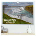 Wasserfälle Islands (hochwertiger Premium Wandkalender 2025 DIN A2 quer), Kunstdruck in Hochglanz