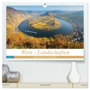 Dietz, Rolf. Wein - Landschaften (hochwertiger Premium Wandkalender 2024 DIN A2 quer), Kunstdruck in Hochglanz - Wein - Landschaften wie ein Gemälde. Calvendo, 2023.