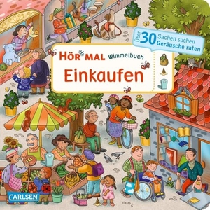 Bollin, Enni. Hör mal (Soundbuch): Wimmelbuch: Einkaufen - Sachen suchen und Geräusche raten | Soundbuch ab 2 Jahren mit vielen Geräuschen und Suchvignetten zum Entdecken und Mitmachen. Carlsen Verlag GmbH, 2024.