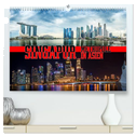 Singapur, Metropole in Asien (hochwertiger Premium Wandkalender 2025 DIN A2 quer), Kunstdruck in Hochglanz
