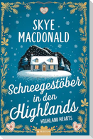 Schneegestöber in den Highlands