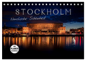 Stockholm - Nordische Schönheit (Tischkalender 2024 DIN A5 quer), CALVENDO Monatskalender