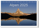 Alpen (Tischkalender 2025 DIN A5 quer), CALVENDO Monatskalender