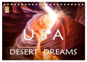 USA Desert Dreams (Tischkalender 2024 DIN A5 quer), CALVENDO Monatskalender