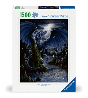 Ravensburger Puzzle 12000731 - Der Schwarzblaue Drache - 1500 Teile Puzzle für Erwachsene und Kinder ab 14 Jahren - Fantasy-Puzzle. Ravensburger Spieleverlag, 2024.