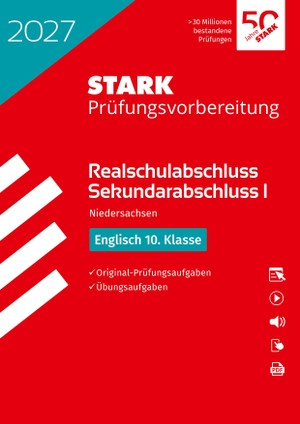 STARK Englisch - Realschulabschluss 2027 Niedersachsen - Prüfungsvorbereitung. Stark Verlag GmbH, 2026.