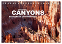 Canyons, Schluchten und Klammen (Tischkalender 2024 DIN A5 quer), CALVENDO Monatskalender
