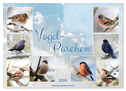 Vogel-Pärchen (Wandkalender 2024 DIN A2 quer), CALVENDO Monatskalender