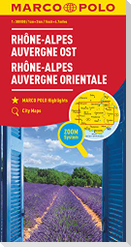 MARCO POLO Regionalkarte Rhône-Alpes, Auvergne Ost 1:300.000