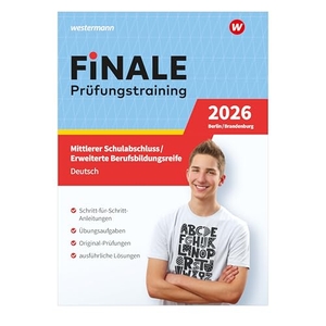 Peters, Jelko. FiNALE - Prüfungstraining Mittlerer Schulabschluss, Fachoberschulreife, Erweiterte Berufsbildungsreife Berlin und Brandenburg - Deutsch 2026 Arbeitsbuch mit Lösungsheft. Westermann Lernwelten, 2025.