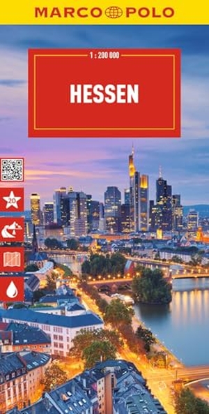 Marco, Polo (Hrsg.). MARCO POLO Reisekarte Deutschland 06 Hessen 1:200.000 - Straßenkarte und Autokarte mit sehenswerten Strecken, Highlights und digitaler Erweiterung. Mairdumont, 2024.