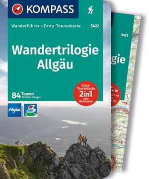 Sänger, Michael. KOMPASS Wanderführer Wandertrilogie Allgäu, 84 Touren mit Extra-Tourenkarte - GPS-Daten zum Download. Kompass Karten GmbH, 2023.